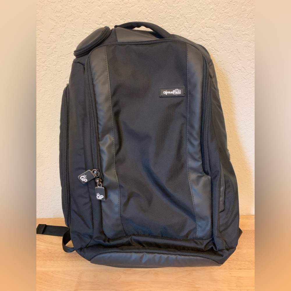 Genius Pack Travel Backpack CARRY ON With Integrated Garment Suiter